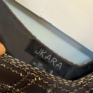 Elegant beaded knee length dress